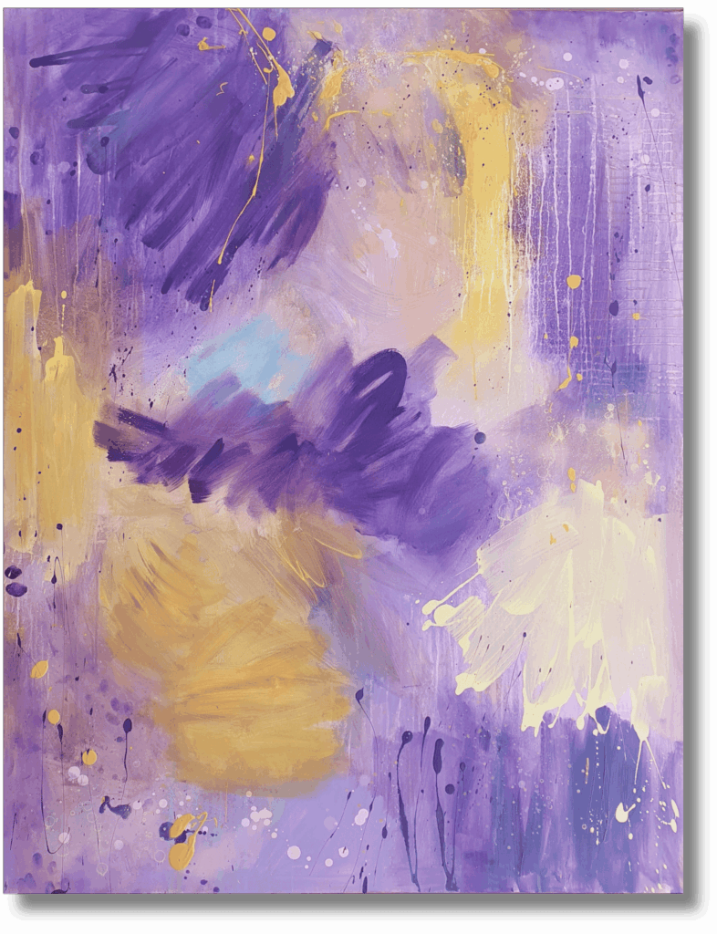 "Modernes Wandbild im Showroom Augsburg - Abstrakte Malerei von Janet Bieder"